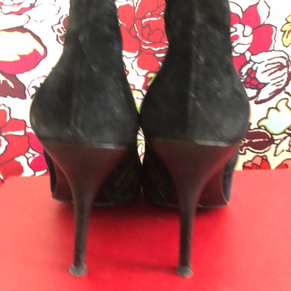 CASADEI Suede High Boots Size 8.5 - Picture 2 of 4